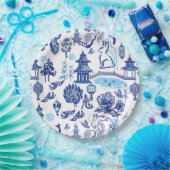 旧正月うさぎシノワセリー ペーパープレート (パーティー)