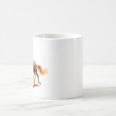 旧正月おめでとう ゴージャス ゴールド ホース コーヒーマグカップ (中央)