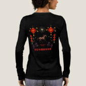 旧正月おめでとう トライブレンドTシャツ (背面)