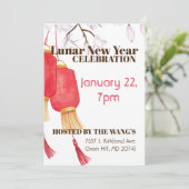 旧正月お祝い 招待状 (スタンド正面)