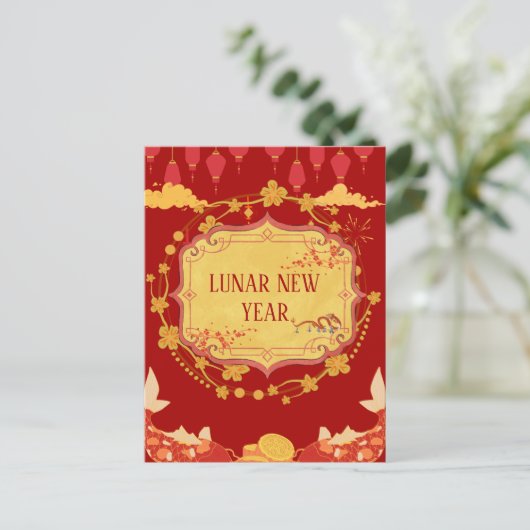 旧正月お祝い：歓喜の夜 シーズンポストカード (スタンド正面)