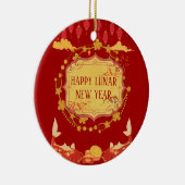 旧正月お祝い：歓喜の夜 セラミックオーナメント (右)