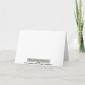 旧正月のウサギの新年快乐 シーズンカード (裏面)