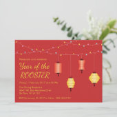 旧正月のカスタマイズパーティの招待状 招待状 (スタンド正面)