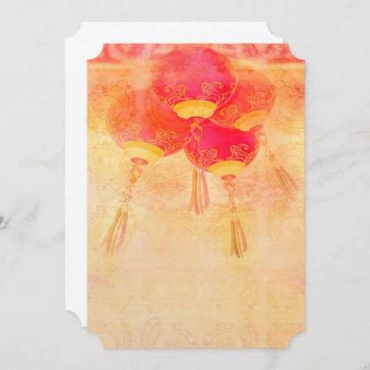 旧正月の招待状 招待状 (正面/裏面)