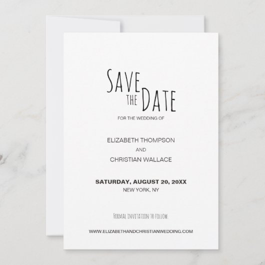 旧正月の新しいアドベンチャーフォト結婚ズ セーブザデート (裏面)