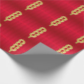 旧正月の無光沢の包装紙、30" x 6' ラッピングペーパー (角)