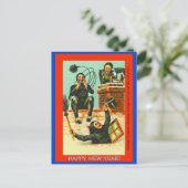 旧正月はがきコピー煙突のスイープ シーズンポストカード (スタンド正面)