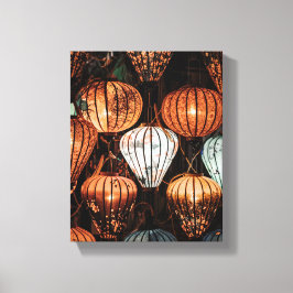 旧正月ランタン キャンバスプリント