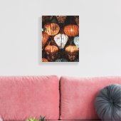 旧正月ランタン キャンバスプリント (インサイチュ (リビング))