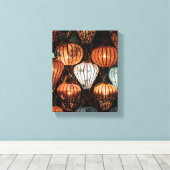 旧正月ランタン キャンバスプリント (インサイチュ (ウッドフロア))