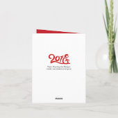 旧正月猿2016のブランク中カード シーズンカード (裏面)