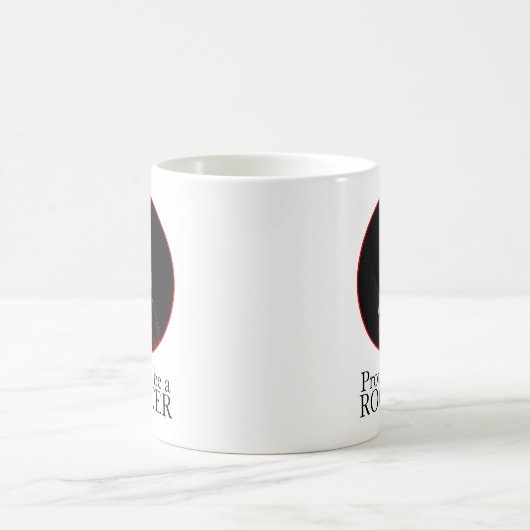 旧正月2017の誕生日の(占星術の)十二宮図のオンドリのマグ コーヒーマグカップ (中央)