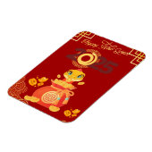 旧正月2025スネークカード マグネット (左側)