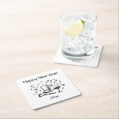 旧正月 スクエアペーパーコースター (インサイチュ)