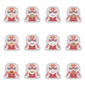 旧正月 – 獅子舞 シール (正面)