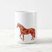 旧正月 竜鳳凰の馬 コーヒーマグカップ (中央)