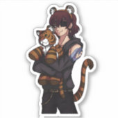 旧正月 – 虎の年 シール (正面)