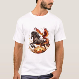 旧正月 馬 鳳凰 エディション 再生 ギフト Tシャツ