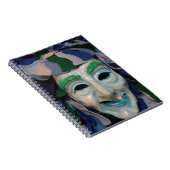 旧気味の悪いカーニバルマスク ノートブック (右側)