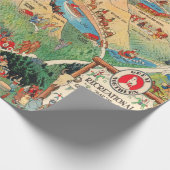 旧氷河国立公園地図（1925年）  ラッピングペーパー (角)