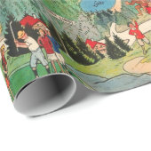 旧氷河国立公園地図（1925年）  ラッピングペーパー (ロールコーナー)