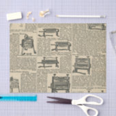 旧洗面ファッションド機カタログページ 薄葉紙 (クラフト)