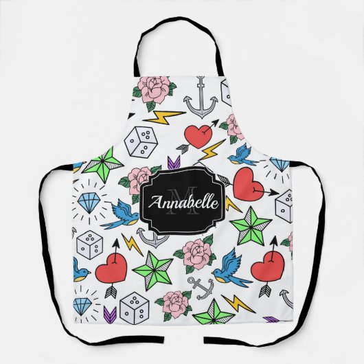 旧派タトゥー エプロン (正面)