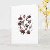 旧派タトゥー カード (黄色い花)