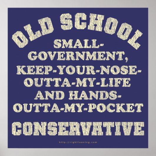 旧派保守派 ポスター (正面)
