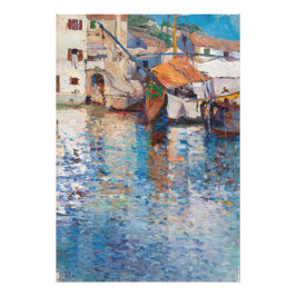 旧港レオンティーン・フォンの晴れた日 フォトプリント           