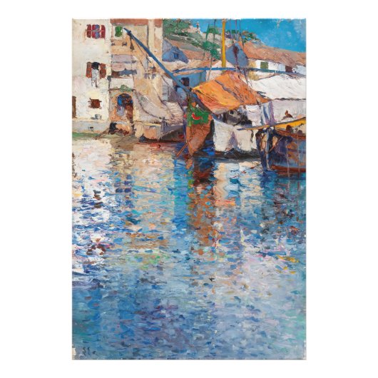 旧港レオンティーン・フォンの晴れた日 フォトプリント            (正面)