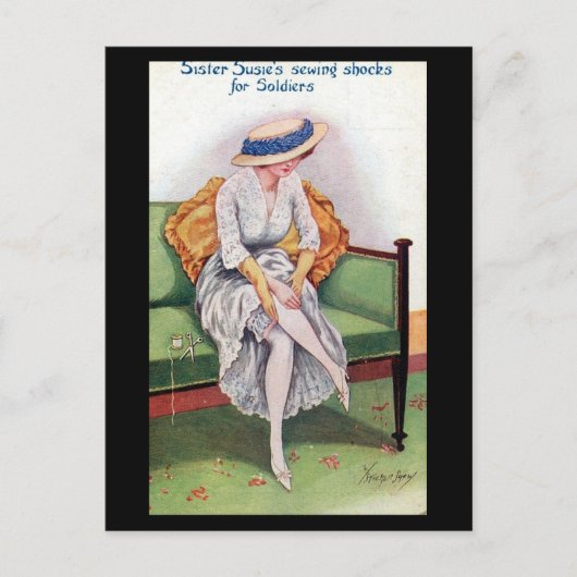 旧漫画はがき – シスターSusie ポストカード (正面)