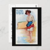 旧漫画はがき – 潮 ポストカード (正面/裏面)