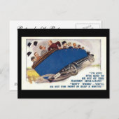 旧漫画はがき – Char-a-banc ポストカード (正面/裏面)