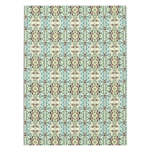 旧漫画アールデコ。 テーブルクロス (正面)