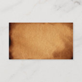 旧燃紙石油技術者 名刺 (裏面)