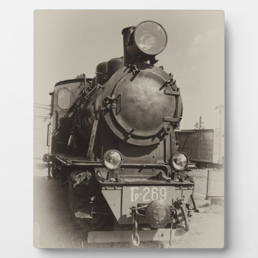 旧狭軌蒸気機関Gr-269 フォトプラーク (正面)