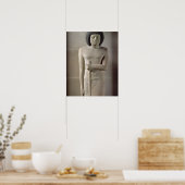 旧王国雪花像(色彩の鮮やか石灰岩) ポスター (キッチン)