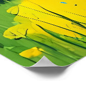 旧生長キノコ林 – Ken Gage Art ポスター (角)