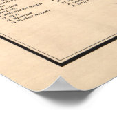 旧直流動物園マップ(1914)ヴィンテージ国家動物園 ポスター (角)