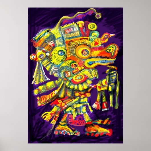 ***旧神II***アルブルーノのデジタ絵画ル。 ポスター (正面)