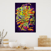 ***旧神II***アルブルーノのデジタ絵画ル。 ポスター (キッチン)