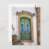 旧窓ドアブラジル旅行はがき ポストカード (正面/裏面)