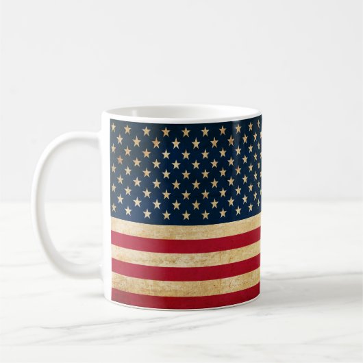 旧米国国旗 コーヒーマグカップ (左)