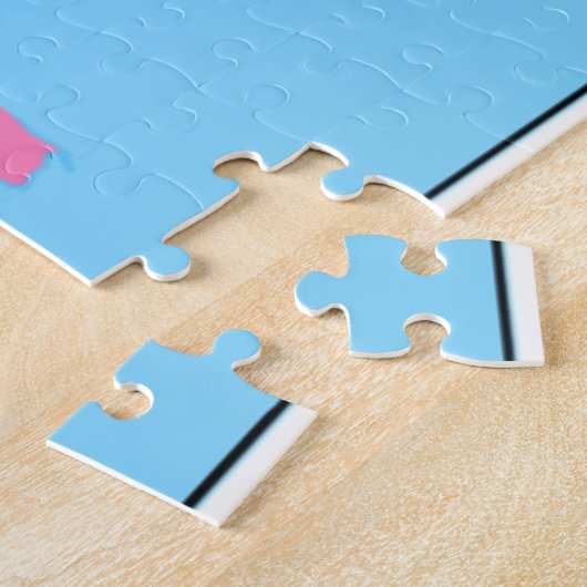 旧米国地図州首都とメキシコ湾 ジグソーパズル (側面)