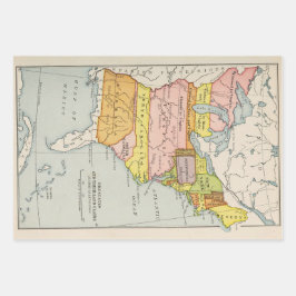 旧米国地図：革命、南北戦争、1880年 ラッピングペーパーシート