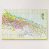 旧紀元前1020年ソールパレスチナ地図 ジグソーパズル (横)