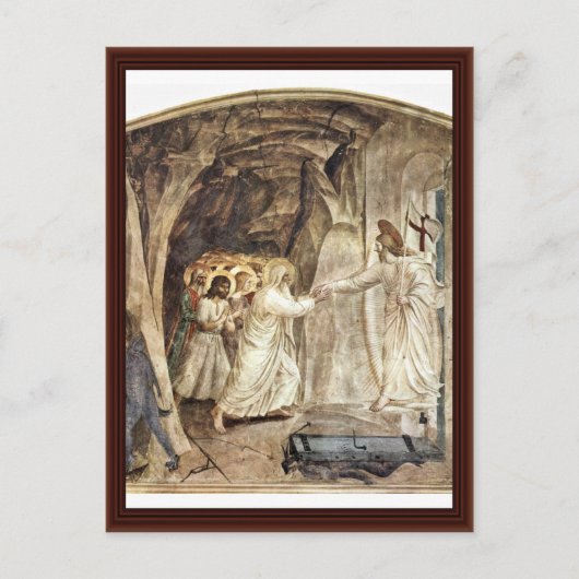 旧約聖書の人々の地獄の救い(アダム) ポストカード (正面)