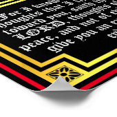 旧約聖書エレミヤ29 11照明引用文 ポスター (角)